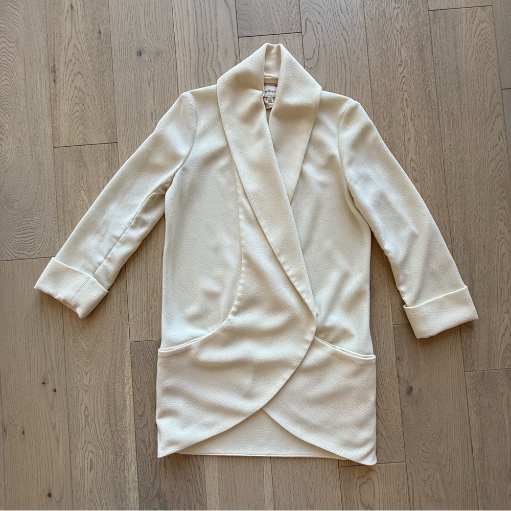 Aritzia Wilfred Cream Blazer Size 0